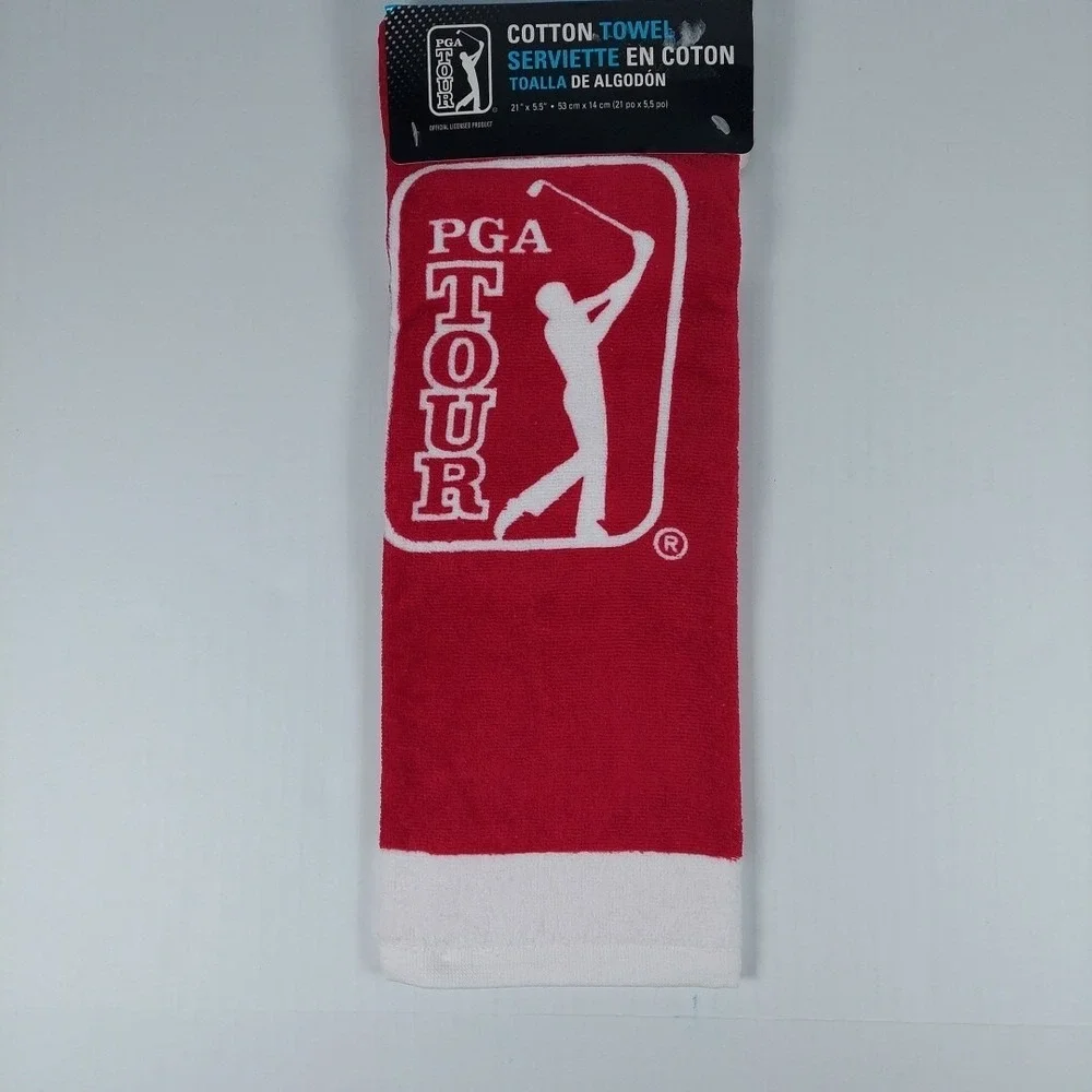 PGA Tour - Golf Tri-Fold Cotton Towel Chili Pepper